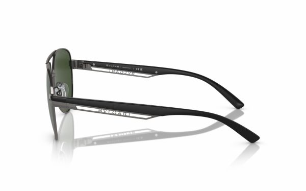 Bvlgari Sunglasses BV 6189 103/G6 Lens Size 58 Frame Shape Aviator Lens Color Green For Women