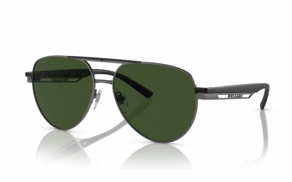 Bvlgari Sunglasses BV 6189 103/G6 Lens Size 58 Frame Shape Aviator Lens Color Green For Women