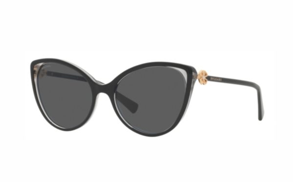 Bvlgari Sunglasses BV 8246-B 5381/87 Lens Size 57 Frame Shape Cat Eye Lens Color Gray For Women