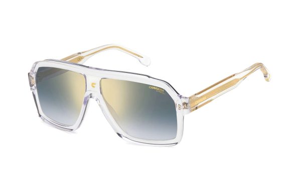 Carrera Sunglasses CARRERA 1053/S 900/1V Lens Size 60 Square Frame Shape Lens Color Blue Gold For Men