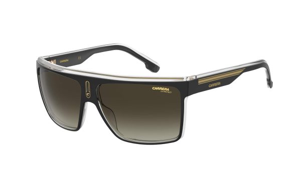 Carrera Sunglasses CARRERA 22/N 2M2/HA Lens Size 63 Frame Shape Rectangle Lens Color Brown for Men
