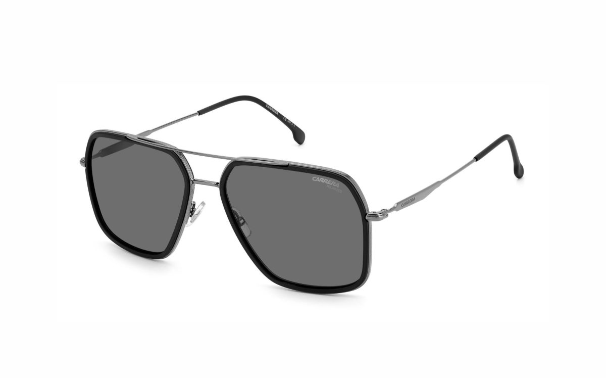 Carrera Sunglasses CARRERA 273/S 003M9 Lens Size 59 Frame Shape Aviator Lens Color Polarized Gray for Men