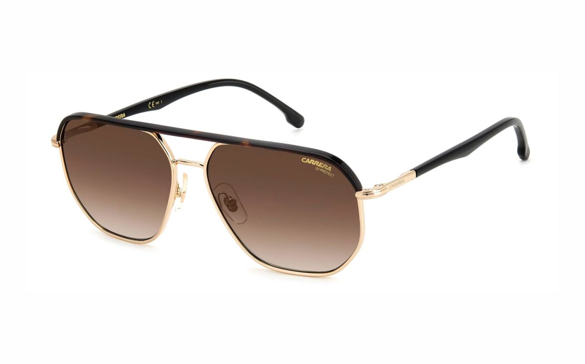 Carrera Sunglasses CARRERA 304/S 06J/HA Lens Size 59 Frame Shape Aviator Lens Color Brown for Men