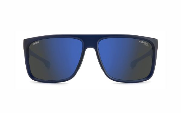 Carrera Ducati Sunglasses CARDUC 011/S PJP/XT Lens Size 61 Frame Shape Square Lens Color Blue Gray For Men