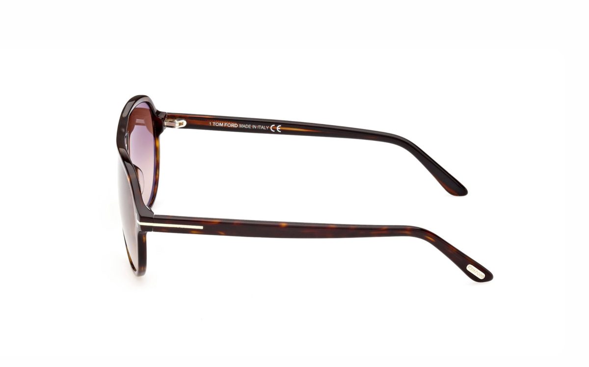 Tom Ford Jeffrey Sunglasses FT0932 52F Lens Size 59 Frame Shape Aviator Lens Color Brown for Men