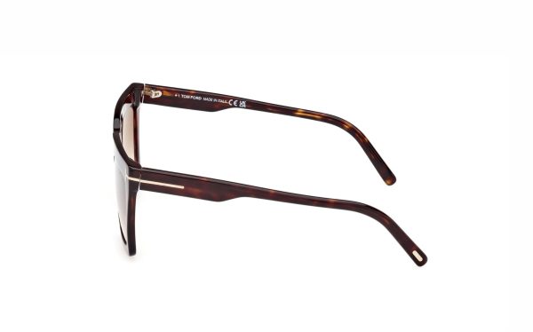Tom Ford Eden Sunglasses FT1110 052F Lens Size 56 Frame Shape Cat Eye Lens Color Brown for Women