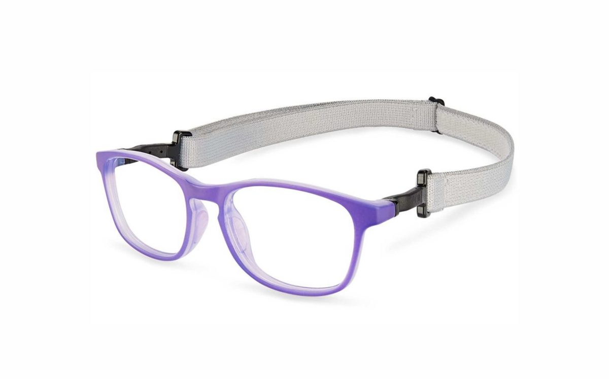 Nano Vista Power Up 3.0 Eyeglasses for Kids NA 3080 648, lens size 48, square frame shape for children 8-12 years.