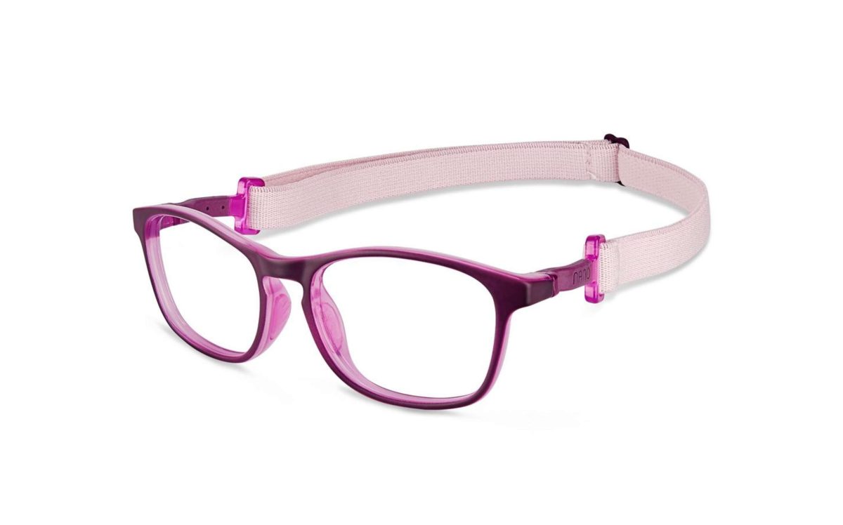 Nano Vista Power Up 3.0 Eyeglasses for Kids NA 3080 748, lens size 48, square frame shape for children 8-12 years.