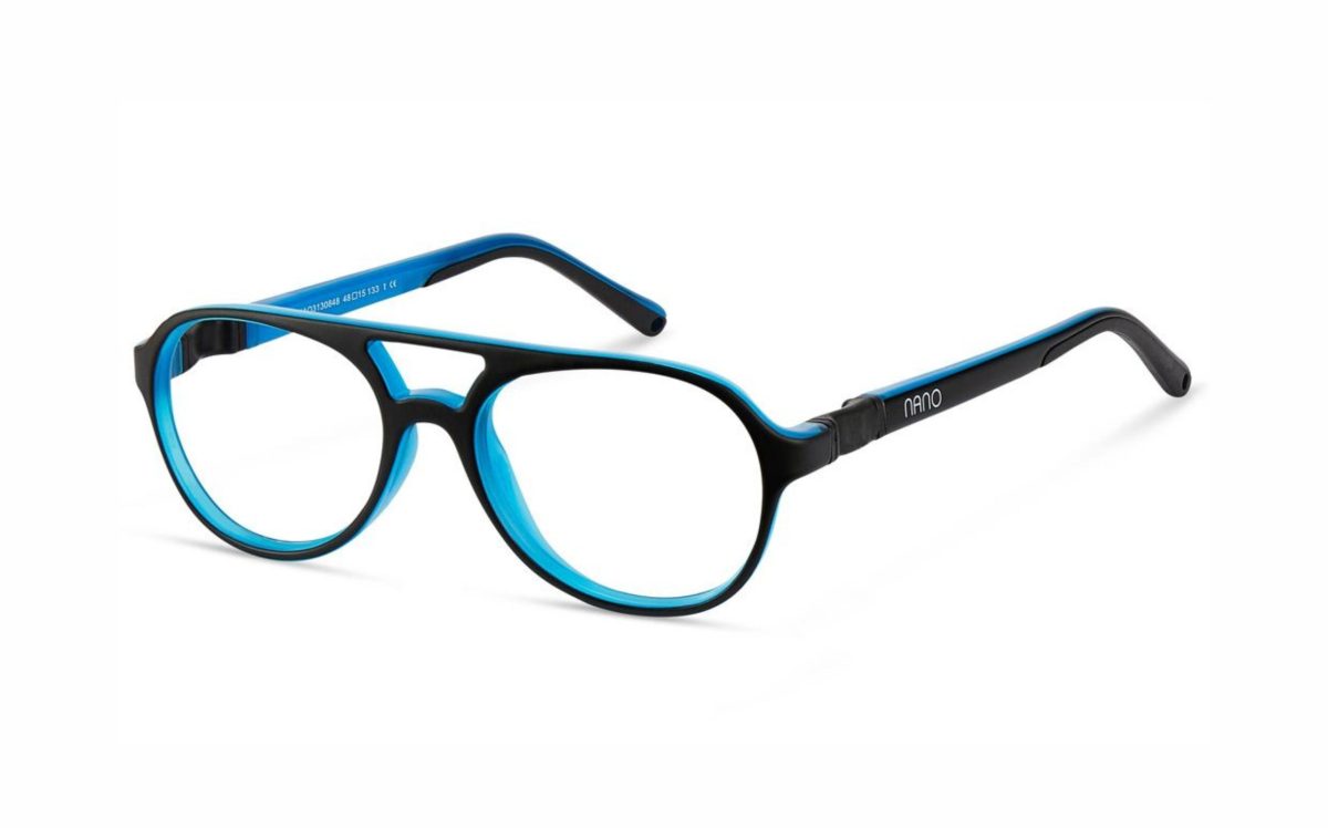 نظارة طبية للأطفال نانو فيستا Gran Turismo NA 3130 850 حجم العدسة 50 شكل الاطار افياتور للأطفال 12-14 سنة.