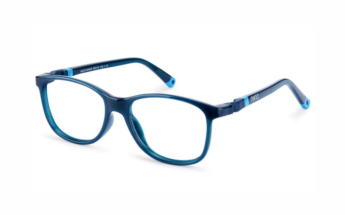 Nano Vista Quest 3.0 Eyeglasses for Kids NA 3160 948, lens size 48, square frame shape for children 8-12 years.