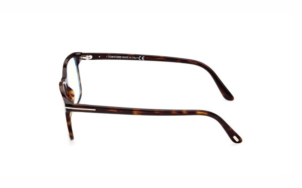 Tom Ford Eyeglasses FT5831-B 052 lens size 53 square frame shape for Men