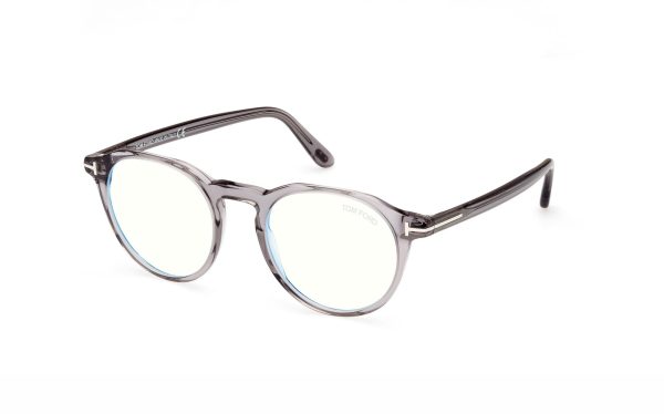 Tom Ford Eyeglasses FT5833-B 020 Lens Size 49 Round Frame Shape for Men