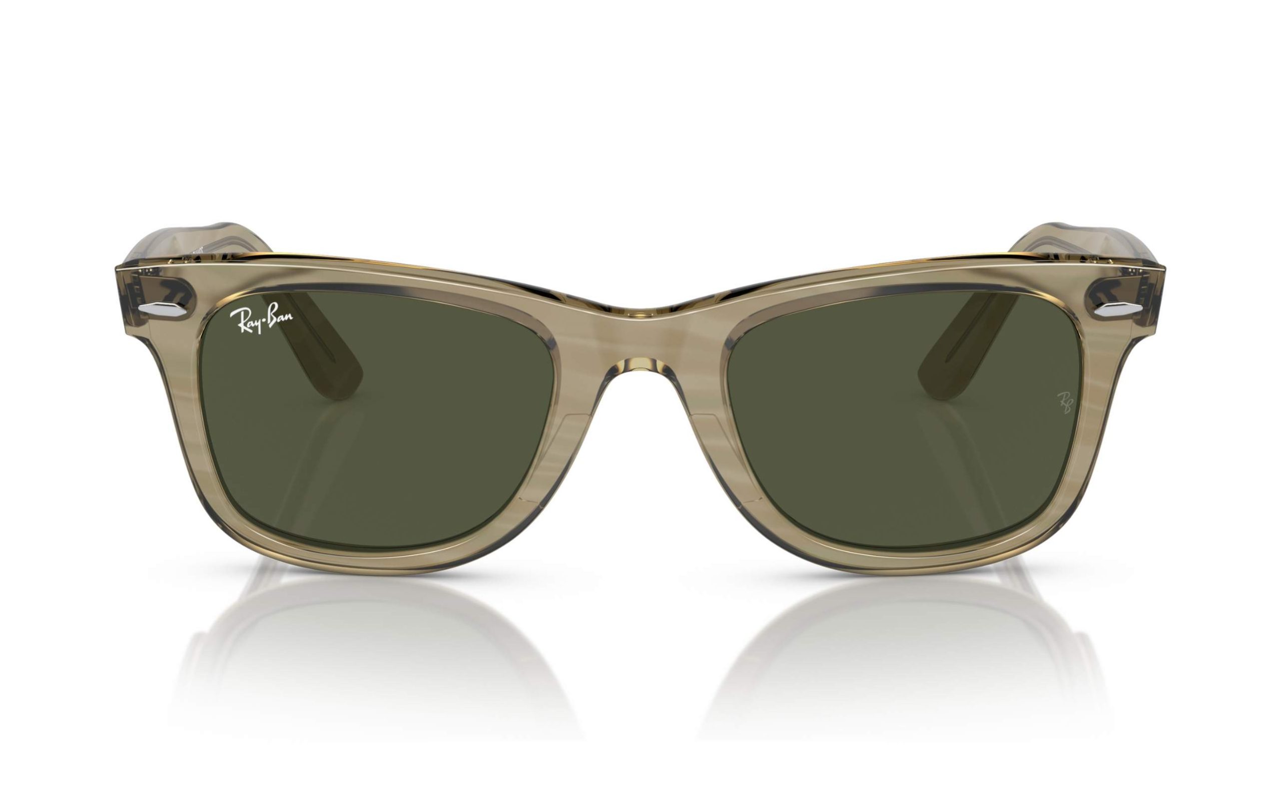 Ray-Ban Wayfarer Change Sunglasses RB 2140 1387/31 Green عالم