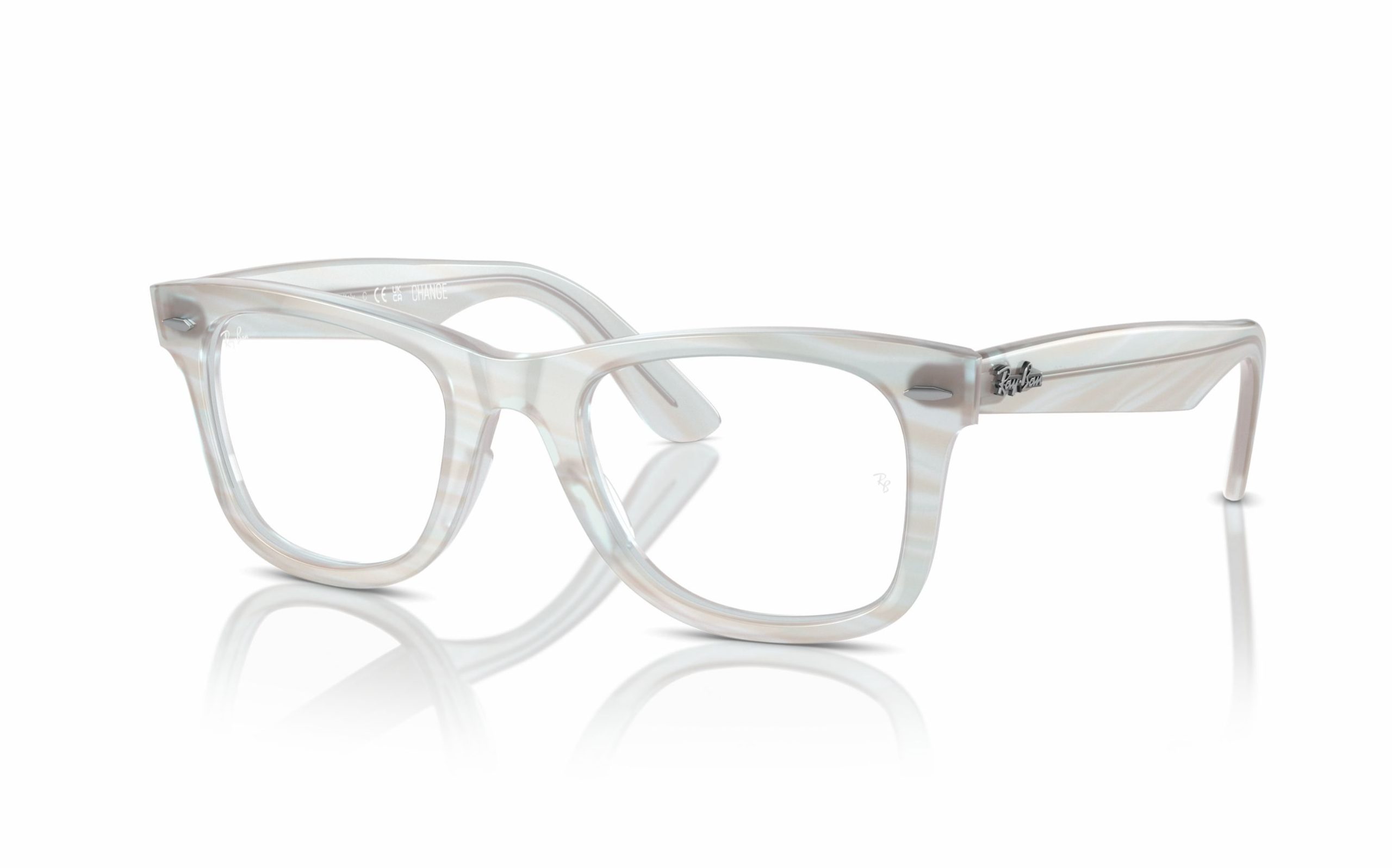 Ray-Ban Change Wayfarer Eyeglasses RX 4340V 8382 عالم النظارات