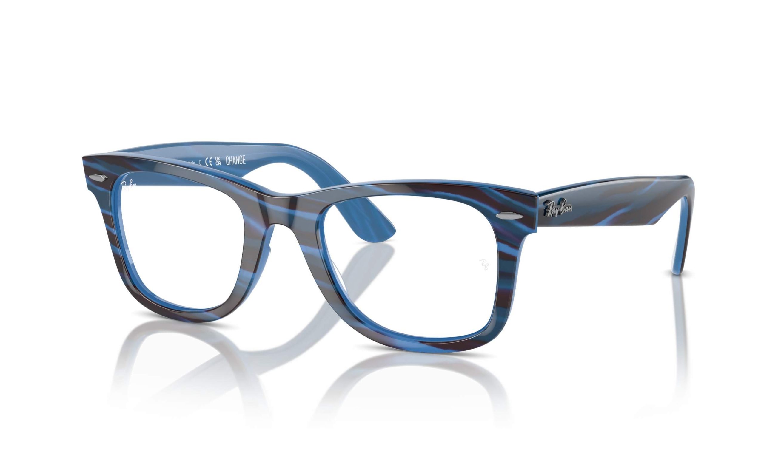 Ray-Ban Change Wayfarer Eyeglasses RX 4340V 8384 عالم النظارات
