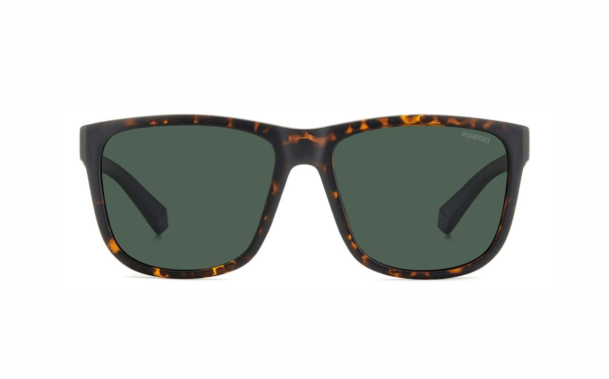 Polaroid Sunglasses PLD 2155/S HGCUC Lens Size 57 Frame Shape Square Lens Color Green Polarized for Men