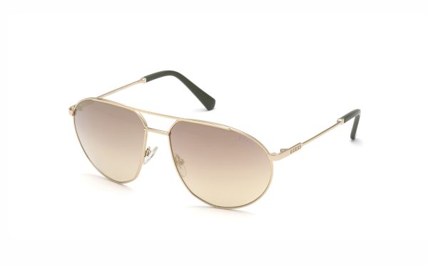 Guess Sunglasses GU00009 32C Lens Size 60 Frame Shape Aviator Lens Color Grey Men