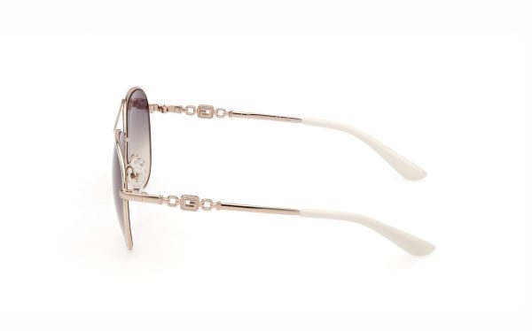 Guess Sunglasses GU7885-H 21P Lens Size 58 Frame Shape Aviator Lens Color Grey for Women