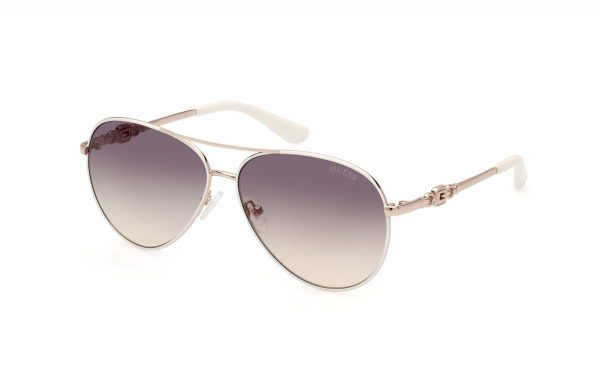Guess Sunglasses GU7885-H 21P Lens Size 58 Frame Shape Aviator Lens Color Grey for Women