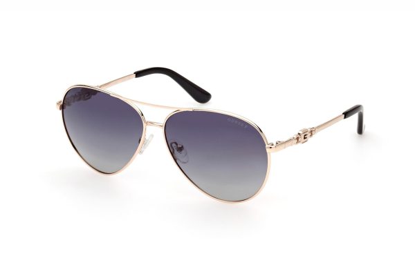 Guess Sunglasses GU7885-H 32D Lens Size 58 Frame Shape Aviator Lens Color Grey Polarized for Women