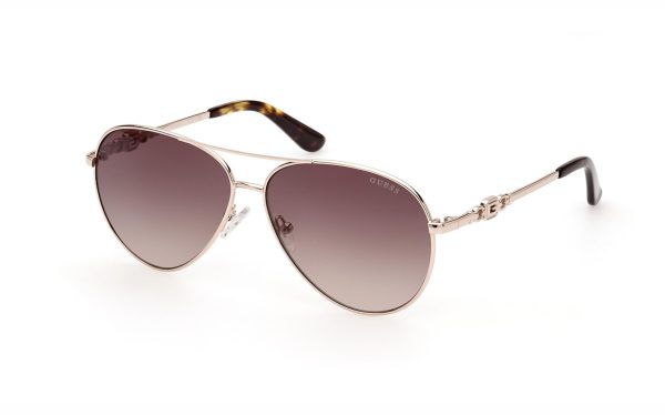 Guess sunglasses GU7885-H 32F lens size 58 frame shape aviator brown lens color for women