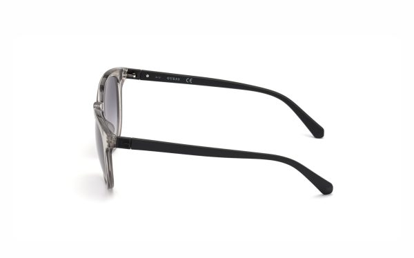Guess Sunglasses GU00005 20B Lens Size 53 Frame Shape Round Lens Color Grey Men