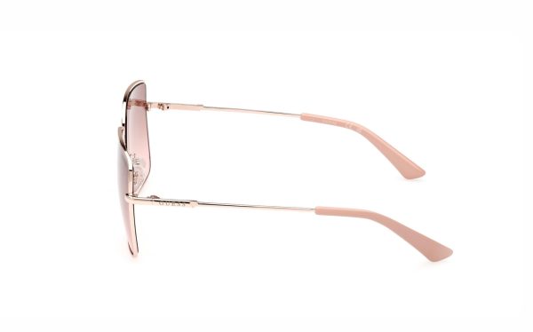 Guess Sunglasses GU7866 32F Lens Size 60 Frame Shape Square Lens Color Brown for Women