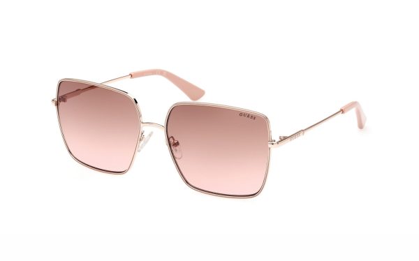 Guess Sunglasses GU7866 32F Lens Size 60 Frame Shape Square Lens Color Brown for Women