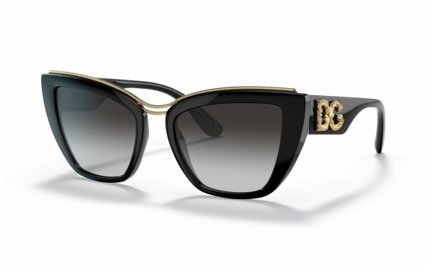 Dolce & Gabbana Sunglasses DG 6144 501/8G Lens Size 54 Frame Shape Cat Eye Lens Color Gray for Women