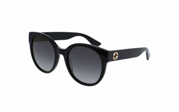 Gucci Sunglasses GG0035SN 01 Lens Size 54 Frame Shape Round Lens Color Gray for Women
