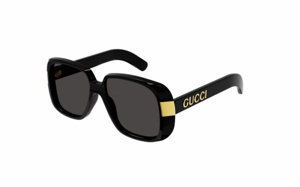 Gucci Sunglasses GG0318S 05 Lens Size 51 Frame Shape Square Lens Color Gray for Women
