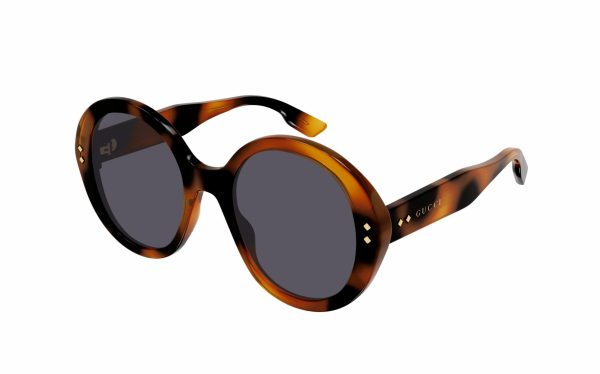 Gucci sunglasses GG1081S 02 lens size 54 frame shape round lens color gray for women