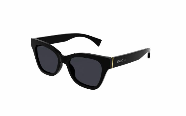 Gucci Sunglasses GG1133S 01 Lens Size 52 Frame Shape Cat Eye Lens Color Gray for Women
