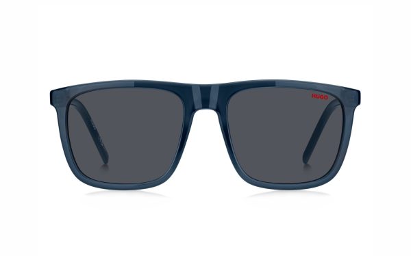 Hugo Boss Sunglasses HG 1304/S PJPIR Lens Size 55 Square Frame Shape Lens Color Gray for Men