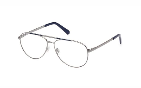 Guess Eyeglasses GU50076 008 Lens Size 58 Aviator Frame For Men