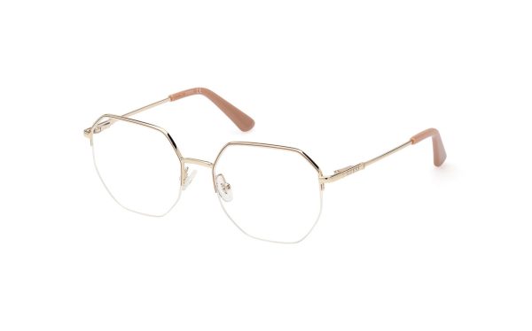 Guess Eyeglasses GU2935 033 Lens Size 52 Hexagonal Frame For Women