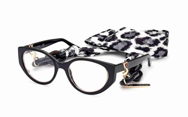 Guess Eyeglasses GU2885 001 Lens Size 52 Cat-Eye Frame For Women