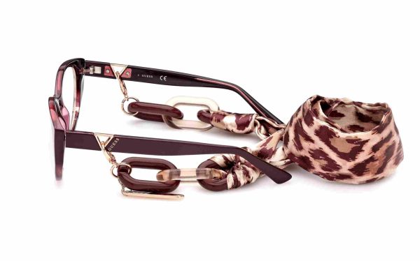 Guess Eyeglasses GU2885 069 Lens Size 52 Cat-Eye Frame For Women