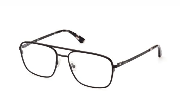 Guess Eyeglasses GU50065 002 Lens Size 55 Square Frame For Men