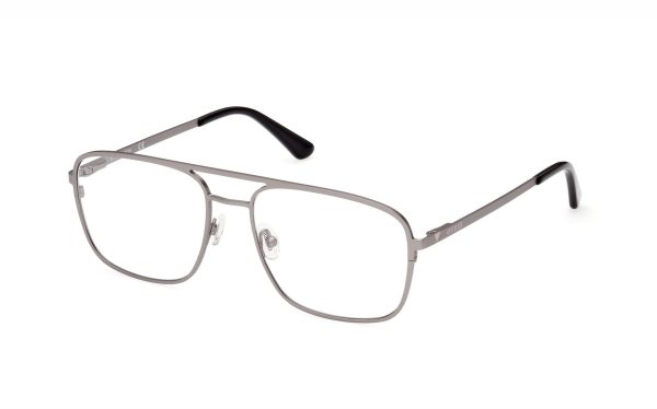 Guess Eyeglasses GU50065 009 Lens Size 55 Square Frame For Men