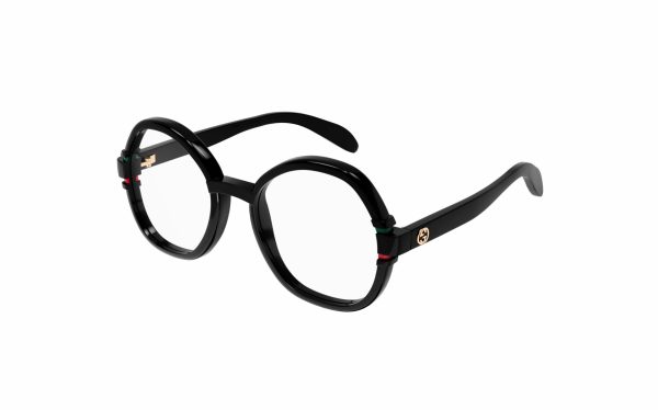 Gucci Eyeglasses GG1069O 01 Lens Size 53 Frame Shape Round for Women
