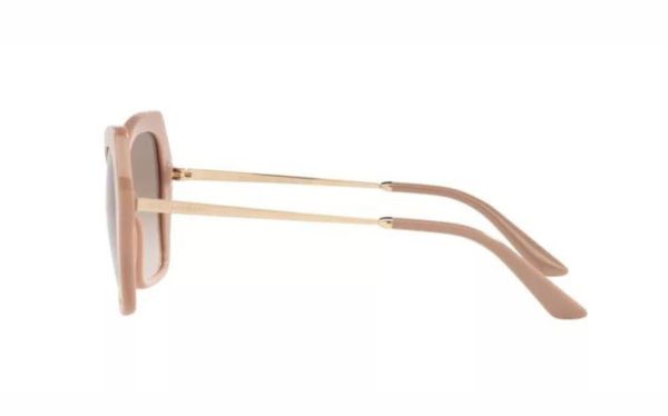 Dolce & Gabbana Sunglasses DG 4399 1620/13 Lens Size 56 Frame Shape Butterfly Lens Color Brown Frame Color Beige for Women