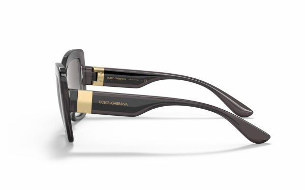 Dolce & Gabbana Sunglasses DG 6170 3257/8G Lens Size 53 Frame Shape Butterfly Lens Color Gray Frame Color Black Gray for Women