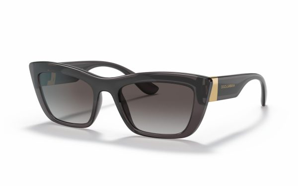Dolce & Gabbana Sunglasses DG 6171 3257/8G Lens size 54 Frame shape Cat eye Lens color Gray Frame color Black Gray for women