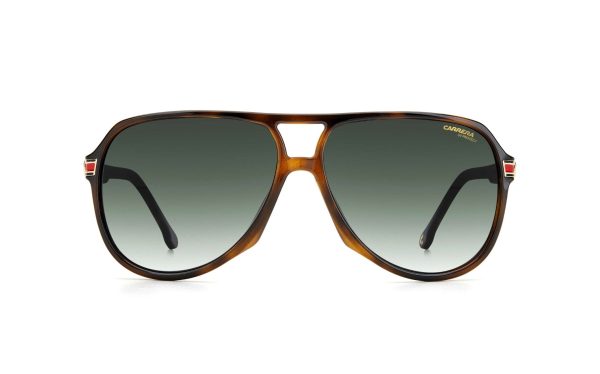 نظارة شمسية كاريرا CARRERA 1045/S 0869K حجم العدسة 61 شكل الاطار افياتور لون العدسة أخضر للجنسين