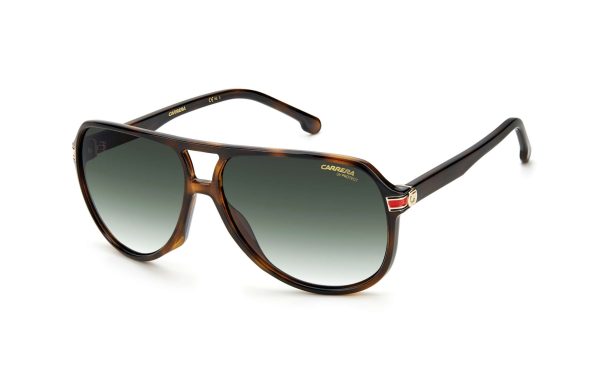 نظارة شمسية كاريرا CARRERA 1045/S 0869K حجم العدسة 61 شكل الاطار افياتور لون العدسة أخضر للجنسين