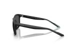 Armani Exchange Sunglasses AX 4149SU 8058/87 Lens Size 56 Frame Shape Square Lens Color Grey Frame Color Black for Men