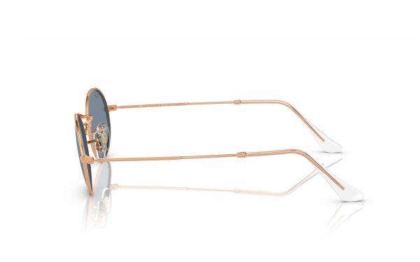 Ray-Ban Oval Sunglasses RB 3547 9202/S2 Lens Size 51 & 54 Frame Shape Oval Lens Color Blue Polarized Frame Color Gold Unisex