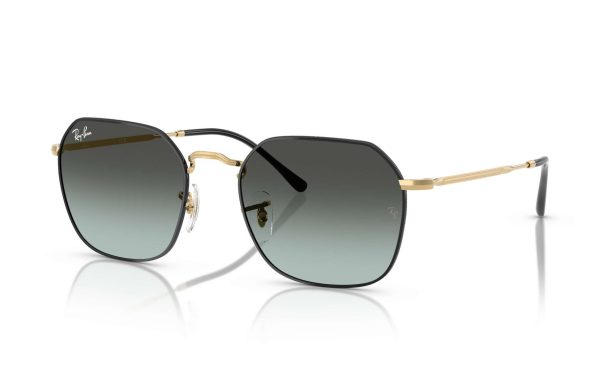 Ray-Ban Jim Sunglasses RB 3694 9271/GK Lens Size 53 & 55 Frame Shape Square Lens Color Black Blue Frame Color Black Unisex