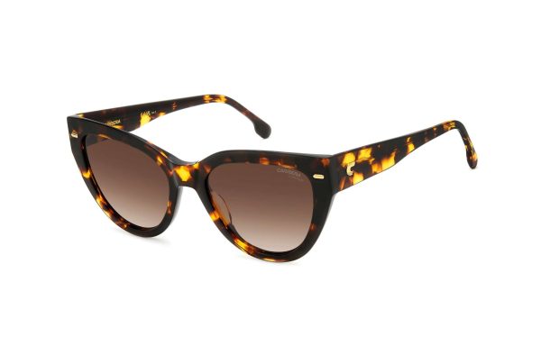 CARRERA Sunglasses 3017/S 086HA Lens size 55 Frame shape Cat eye Lens color Brown Frame color Havana Women's